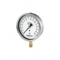 Ashcroft 1009 Pressure Gauge, 0 to 300 psi, 2.5&amp;quot; dial, &amp;frac14;&amp;quot; NPT male lower, SS housing-