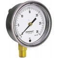 Ashcroft 1490 Pressure Gauge, 0 to 5 psi, 2.5&amp;quot; dial, &amp;frac14;&amp;quot; NPT male lower, black, glass filled polysulfone-