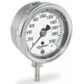 Ashcroft 1009 Pressure Gauge, 0 to 400 psi, 3.5&amp;quot; dial, &amp;frac14;&amp;quot; NPT male lower, SS housing-