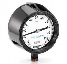 Ashcroft 1279 45 Series Duragauge Pressure Gauge with 4.5&quot; Dial-