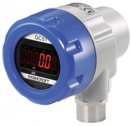 Ashcroft GC517F0242CD100#G Pressure Transducer with Display, 100 psi-