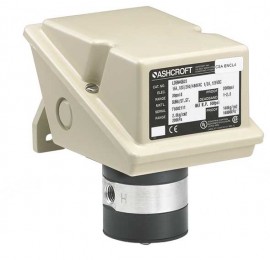 Ashcroft LDAN4HB25 90#D LP-Series Differential Pressure Switch with NEMA 4X Enclosure, Adjustable Deadband, 90 psi-