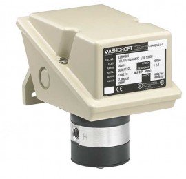 Ashcroft LDSN4HB25 100IWD LP-Series Differential Pressure Switch with NEMA 4X Enclosure, Fixed Deadband, 100 inH2O-