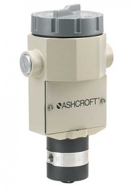 Ashcroft PDAN7HB25XC8 100IWD PP-Series Differential Pressure Switch with NEMA 7 Enclosure, Adjustable Deadband, 100 inH2O-
