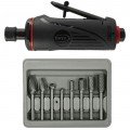 Astro Pneumatic AST-2181B Die Grinder / Rotary Burr Set, ¼", 22,000 rpm-