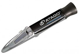 Atago 2381 MASTER-20A Refractometer, 0 to 20% Brix Scale Range, Automatic Temperature Compensation-