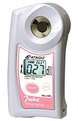 Atago 4410 PAL-10S Digital Handheld Pocket Urine S.G. Refractometer, 1 to 1.06 Urine Specific Gravity Range-