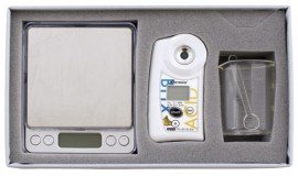 Atago 7106 PAL-BX/ACID6 Pocket Brix-Acidity Meter Banana Master Kit, 0 to 60% Brix Scale Range, 0.1 to 0.6% Acid Range-