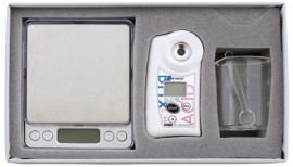 Atago 7191 PAL-BX/ACID91 Pocket Brix-Acidity Meter Milk Master Kit, 0 to 60% Brix Scale Range, 0.1 to 0.3% Acid Range-