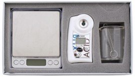 Atago 7581 PAL-BX/ACID181 Pocket Brix-Acidity Meter Vinegar Master Kit, 0 to 60% Brix Scale Range, 0.5 to 12% Acid Range-