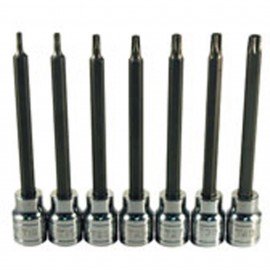 ATD Tools 13774 Star Bit Socket Torx Set, extra long, 7-piece-