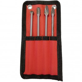 ATD Tools 8170 Burr Set, 6" long shanks, double cut-