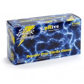 Atlantic Safety BL-L CASE Case of Nitrile Gloves, black lightning, large-