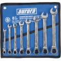 Aurora Tools TEQ832 Combination Wrench Set, imperial, 8-piece-