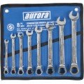 Aurora Tools TEQ832 Combination Wrench Set, imperial, 8-piece-