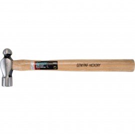 Aurora Tools TJZ040 Ball Peen Hammer with wood handle, 16 oz-