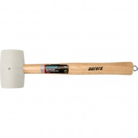 Aurora Tools TJZ045 Rubber Mallet with wood handle, 16 oz-