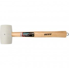 Aurora Tools TJZ045 Rubber Mallet with wood handle, 16 oz-