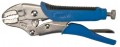 Aurora Tools TJZ091 Curved Jaw Locking Pliers with Wire Cutter, 5"-