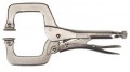 Aurora Tools TJZ097 C-Clamp Locking Pliers with Swivel Pads, 11"-