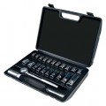 Aurora Tools TLV358 24-Piece Metric Socket Set, 3/8&quot; Drive-