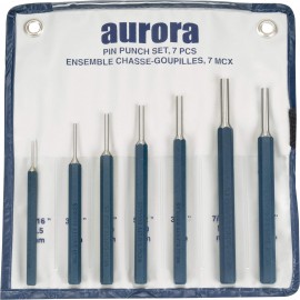 Aurora Tools TLZ421 Pin Punch Set, 7-piece-
