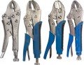 Aurora Tools TLZ791 4-Piece Curved Jaw Locking Pliers Set-