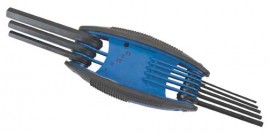 Aurora Tools TNB734 8-Piece Metric Folding Hex Key Set with Composite Grips-