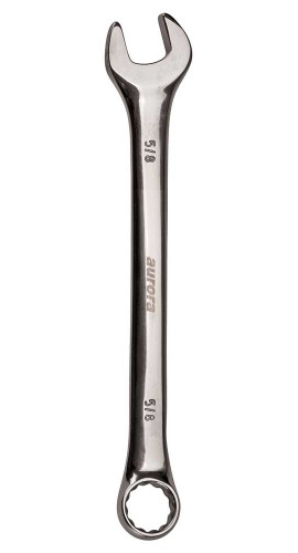 Aurora Tools TYK600 Chrome-Plated Combination Wrench, 5/16"-