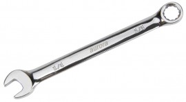 Aurora Tools TYK602 Chrome-Plated Combination Wrench, 3/8"-
