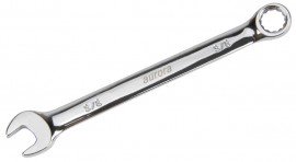 Aurora Tools TYK602 Chrome-Plated Combination Wrench, 3/8&quot;-