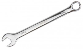 Aurora Tools TYK603 Chrome-Plated Combination Wrench, 7/16"-