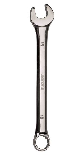 Aurora Tools TYK628 Chrome-Plated Combination Wrench, 18 mm-