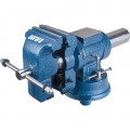 Aurora Tools TYL102 Bench Vise, 5" jaw width, 3-1/10" throat depth-