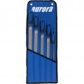Aurora Tools UAU777 File Set with Handles, 5-piece-
