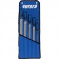 Aurora Tools UAU777 File Set with Handles, 5-piece-