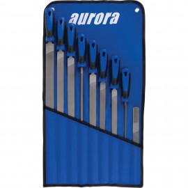 Aurora Tools UAU778 File Set with handles, 9-piece-