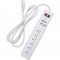 Aurora Tools XH064 USB Charging Surge Protector, 1200 J, 6 outlets-