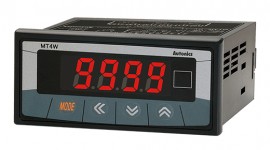 Autonics MT4W Series Digital Panel Meter, DC voltage, indicator output-