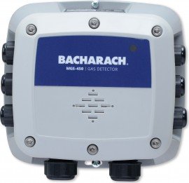 Bacharach MGS-450 Single-Gas Detector with IP41 enclosure rating, NH<sub>3</sub>, 0 to 100 ppm-