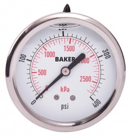 Baker AHNC Series Pressure Gauges-
