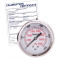 Baker AHNC Series Liquid Filled Pressure Gauge, 0 to 5000 psi/0 to 35,000 kPa, 2.5&amp;quot; dial, &amp;frac14;&amp;quot; NPT back, SS housing,-