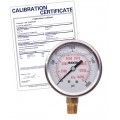 Baker AVNC Series Liquid Filled Pressure Gauge, 0 to 2000 psi/0 to 14,000 kPa, 2.5&amp;quot; dial, &amp;frac14;&amp;quot; NPT bottom, SS housing,-