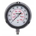 Baker LF45 Series Liquid Filled Pressure Gauge, 0 to 1000 psi/0 to 7000 kPa, 4.5&amp;quot; dial, &amp;frac14;&amp;quot; NPT bottom, impact resistant phenolic case-