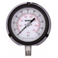 Baker LF45 Series Liquid Filled Pressure Gauge, 0 to 100 psi/0 to 700 kPa, 4.5&amp;quot; dial, &amp;frac14;&amp;quot; NPT bottom, impact resistant phenolic case-