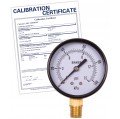 Baker LVBNA Series Pressure Gauge, 0 to 15 psi/0 to 100 kPa, 2.5&amp;quot; dial, &amp;frac14;&amp;quot; NPT bottom, SS housing,-