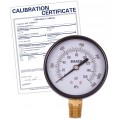 Baker LVBNA Series Pressure Gauge, 0 to 160 psi/0 to 1100 kPa, 2.5&amp;quot; dial, &amp;frac14;&amp;quot; NPT bottom, SS housing,-