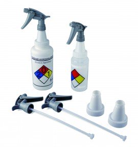 Bel-Art 11620-0050 Polypropylene Trigger Sprayers with adapters, 2-pack-