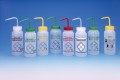 Bel-Art 11643-0223 Safety-Vented and Labeled Wide-Mouth Wash Bottles, 8 oz, menthol-