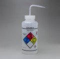 Bel-Art 12432-0019 GHS-Labeled Safety-Vented Wash Bottles, 32 oz, ethanol-